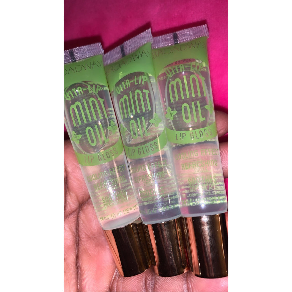 Broadway Lipgloss - Mint Oil